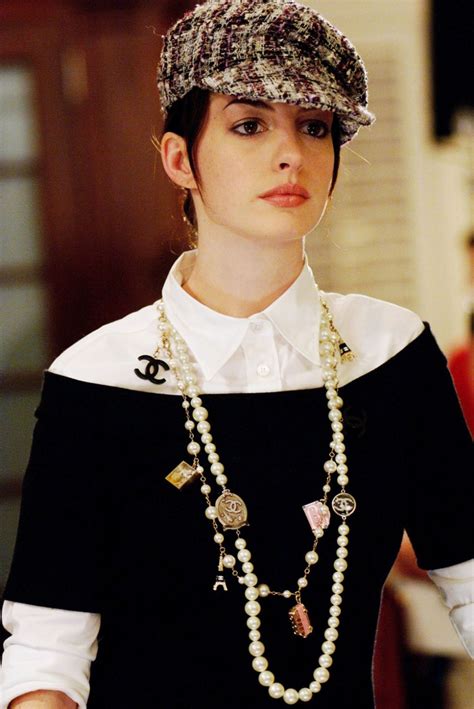 the devil wears prada chanel necklace|devil wears prada outfit montage.